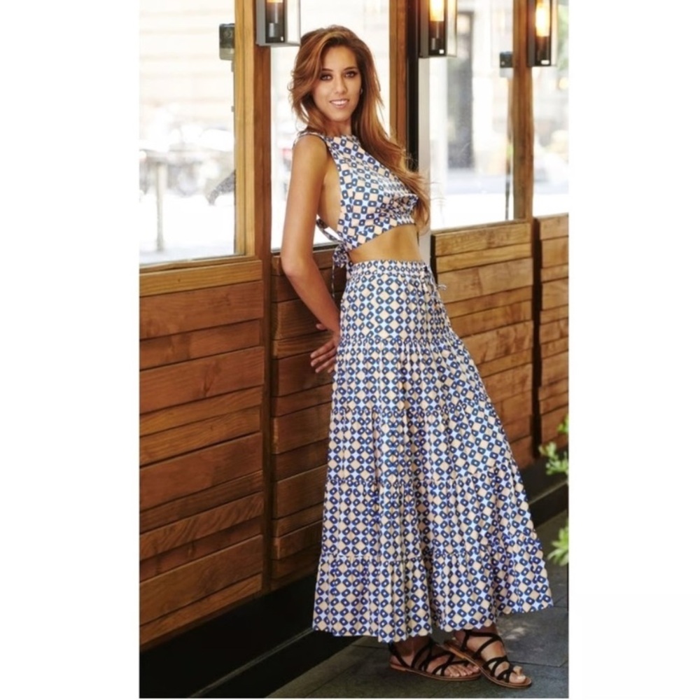 Zara Cotton Maxi Skirt Size Small